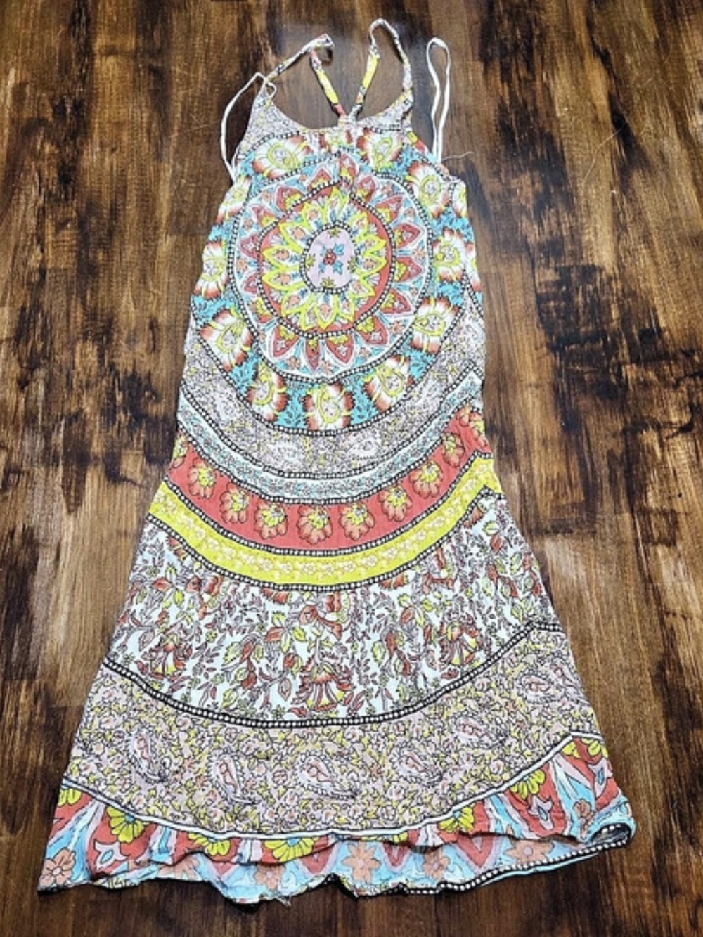 Billabong Floral Mini Dress Multicolor Size Medium